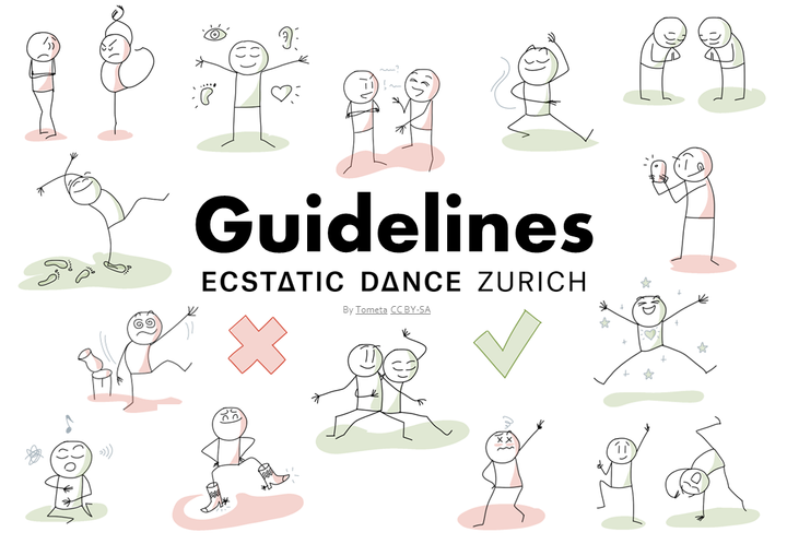 Ecstatic dance guidelines