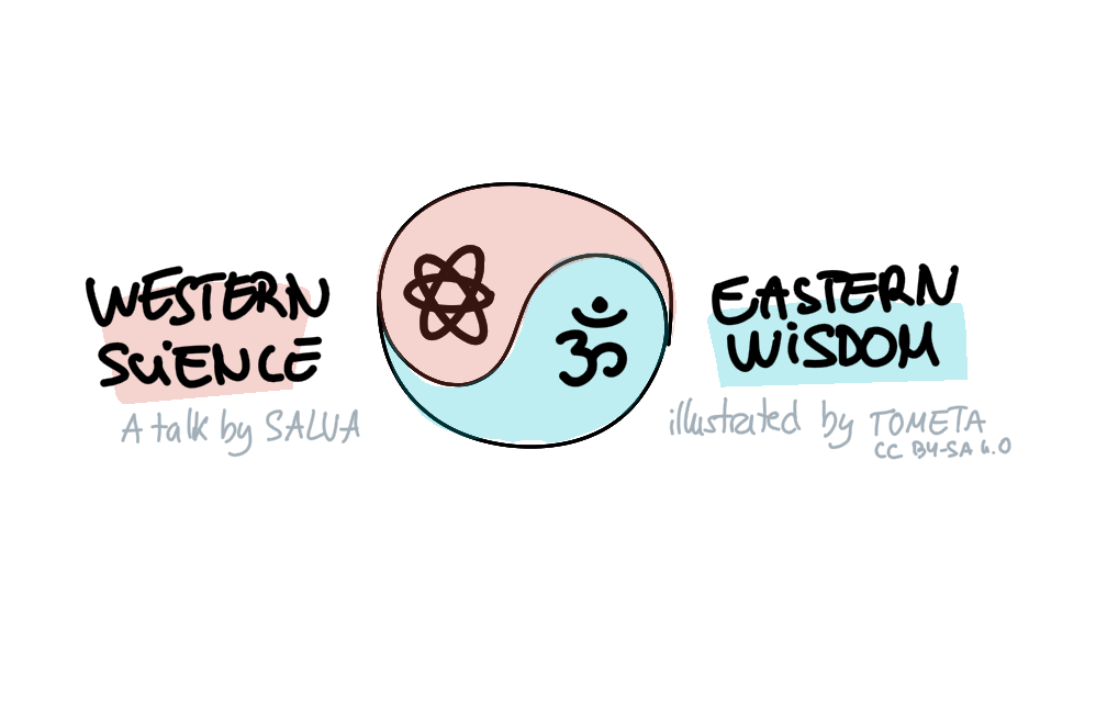 [visual notes] A talk on western science & eastern wisdom